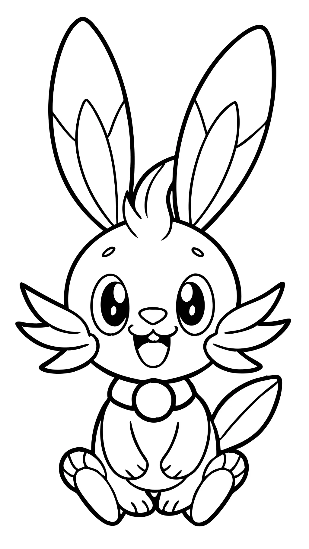 scorbunny coloring pages